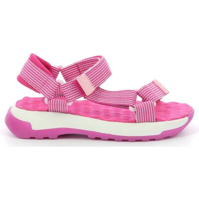 Kickers - Sandales Kickca fuchsia 25 - Publicité Kickers - Sandales Kickca fuchsia 25 - Publicité