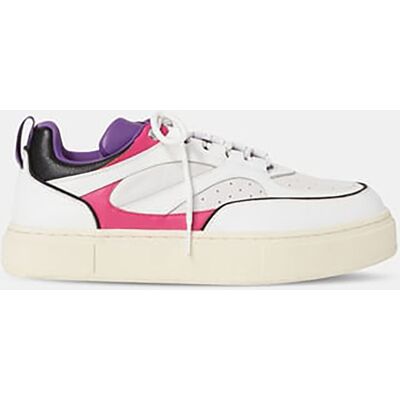 Eytys - Baskets en Cuir Sidney blanc/rose 40 - Publicité Eytys - Baskets en Cuir Sidney blanc/rose 40 - Publicité