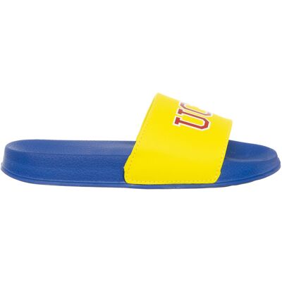 United Colors of Benetton - Mules Eli jaune/violet 32 - Publicité United Colors of Benetton - Mules Eli jaune/violet 32 - Publicité