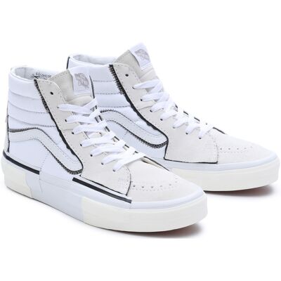 Vans - Baskets SK8-Hi Reconstruct blanches 44 - Publicité Vans - Baskets SK8-Hi Reconstruct blanches 44 - Publicité