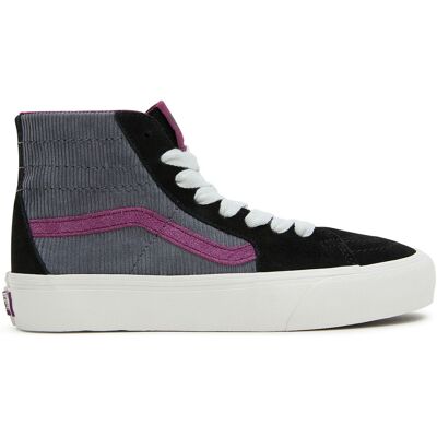 Vans - Baskets en Velours de Cuir & Velours côtelé SK8-Hi Tapered VR3 noir/violet 36 - Publicité Vans - Baskets en Velours de Cuir & Velours côtelé SK8-Hi Tapered VR3 noir/violet 36 - Publicité