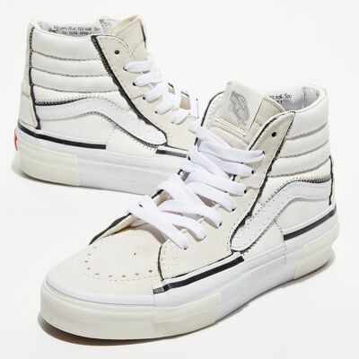 Vans - Baskets SK8-Hi Reconstruct écrues 36,5 - Publicité Vans - Baskets SK8-Hi Reconstruct écrues 36,5 - Publicité