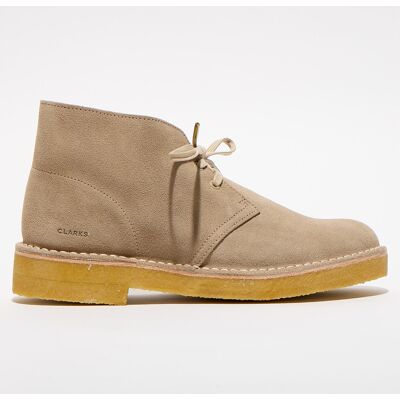 Clarks - Desert boots en Velours de Cuir sable 44,5 - Publicité Clarks - Desert boots en Velours de Cuir sable 44,5 - Publicité