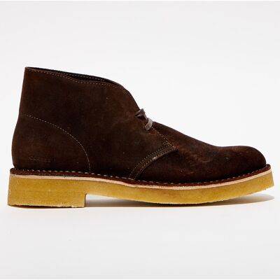 Clarks - Desert boots en Velours de Cuir marron foncé 41 - Publicité Clarks - Desert boots en Velours de Cuir marron foncé 41 - Publicité