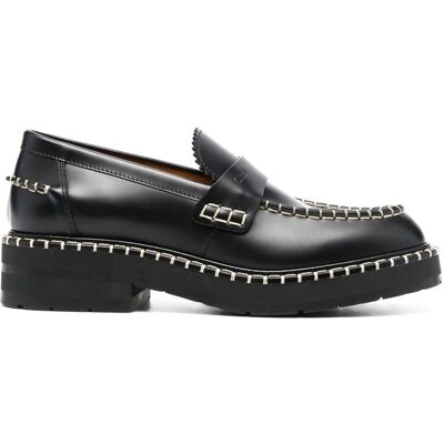 Chloé - Mocassins en Cuir Noua noirs TF.38.5/TI.37.5 - Publicité Chloé - Mocassins en Cuir Noua noirs TF.38.5/TI.37.5 - Publicité