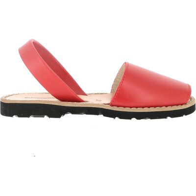Minorquines - Sandales en Cuir rouges 34 - Publicité Minorquines - Sandales en Cuir rouges 34 - Publicité