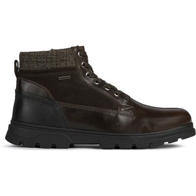 Geox - Boots en Cuir Clintfordb café/café foncé 40 - Publicité Geox - Boots en Cuir Clintfordb café/café foncé 40 - Publicité