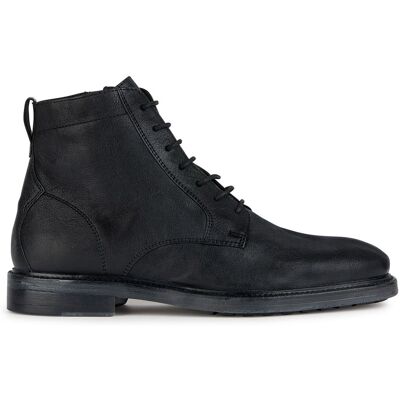 Geox - Boots en Cuir Aurelio noires 45 - Publicité Geox - Boots en Cuir Aurelio noires 45 - Publicité