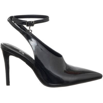 Tua By Braccialini - Slingbacks Annie noires - Talon 9 cm 37 - Publicité Tua By Braccialini - Slingbacks Annie noires - Talon 9 cm 37 - Publicité