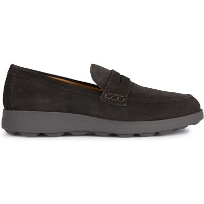 Geox - Mocassins en Velours de Cuir Spherica café foncé 40 - Publicité Geox - Mocassins en Velours de Cuir Spherica café foncé 40 - Publicité