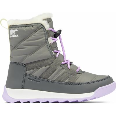 Sorel - Bottes d'hiver Youth Whitney Ii Plus Lace Wp grises 32 - Publicité Sorel - Bottes d'hiver Youth Whitney Ii Plus Lace Wp grises 32 - Publicité