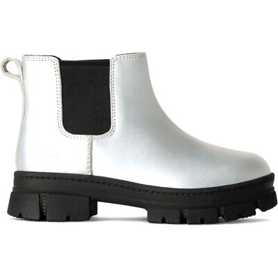Ugg - Chelsea Boots en Cuir Ashton Chelsea Shine argentées TF.31/TUS.13 - Publicité Ugg - Chelsea Boots en Cuir Ashton Chelsea Shine argentées TF.31/TUS.13 - Publicité