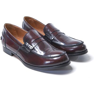 British Passport - Mocassins en cuir William bordeaux 45 - Publicité British Passport - Mocassins en cuir William bordeaux 45 - Publicité