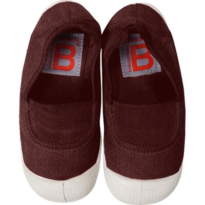 Bensimon - Tennis élastique Isadora prune 31 - Publicité Bensimon - Tennis élastique Isadora prune 31 - Publicité