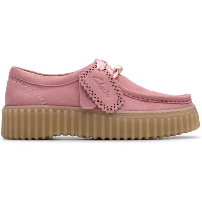 Clarks - Chaussures Torhill Bee en daim rose poudré 36 - Publicité Clarks - Chaussures Torhill Bee en daim rose poudré 36 - Publicité