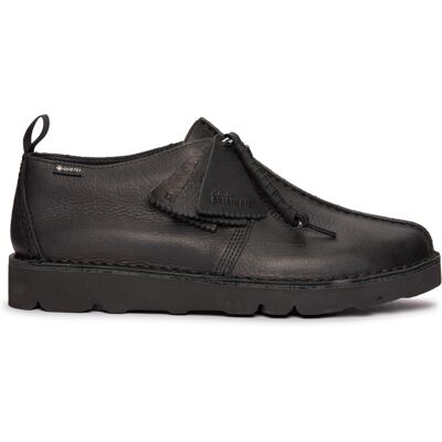Clarks - Chaussures Desert TrekGTX en cuir noires 42 - Publicité Clarks - Chaussures Desert TrekGTX en cuir noires 42 - Publicité