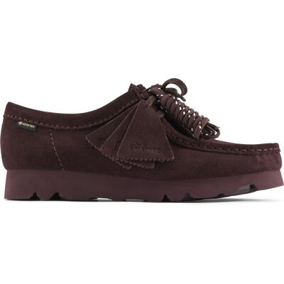 Clarks - Chaussures Wallabee.GTX en daim violet raisin 40 - Publicité Clarks - Chaussures Wallabee.GTX en daim violet raisin 40 - Publicité