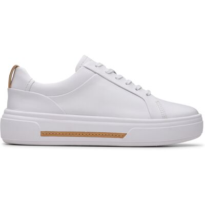 Clarks - Chaussures Hollyhock Walk en cuir blanches 36 - Publicité Clarks - Chaussures Hollyhock Walk en cuir blanches 36 - Publicité