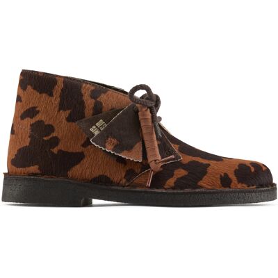Clarks - Bottes Desert. Imprimé vache brunes 37 - Publicité Clarks - Bottes Desert. Imprimé vache brunes 37 - Publicité
