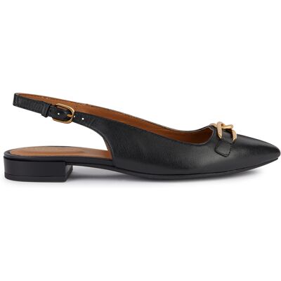 Geox - Ballerines en cuir Charyssa noirs 37 - Publicité Geox - Ballerines en cuir Charyssa noirs 37 - Publicité
