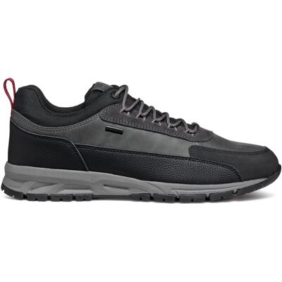 Geox - Sneakers Doray B Abx anthracite / noirs 44 - Publicité Geox - Sneakers Doray B Abx anthracite / noirs 44 - Publicité