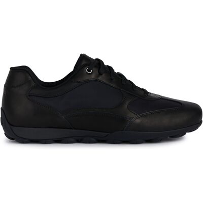 Geox - Sneakers en cuir Snake 2.0 noirs 45 - Publicité Geox - Sneakers en cuir Snake 2.0 noirs 45 - Publicité