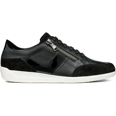 Geox - Sneakers en cuir Myria noirs 36 - Publicité Geox - Sneakers en cuir Myria noirs 36 - Publicité