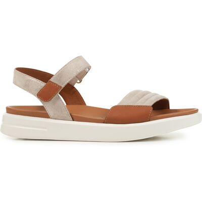 Geox - Sandales Xan2S beige / camel 35 - Publicité Geox - Sandales Xan2S beige / camel 35 - Publicité