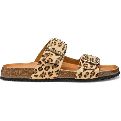 Geox - Sandales en cuir New Brionia B taupe pâle 36 - Publicité Geox - Sandales en cuir New Brionia B taupe pâle 36 - Publicité