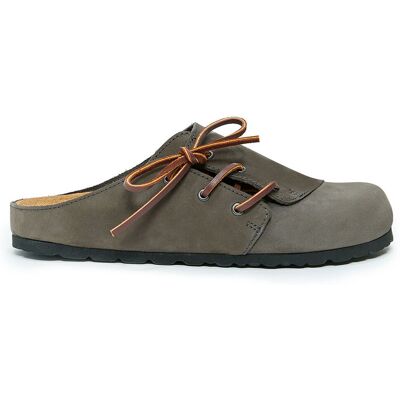 Mandèl - Sabots en cuir Ester gris 46 - Publicité Mandèl - Sabots en cuir Ester gris 46 - Publicité
