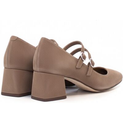 Miswear - Escarpins en cuir daim CA-2301 taupe 42 - Publicité Miswear - Escarpins en cuir daim CA-2301 taupe 42 - Publicité
