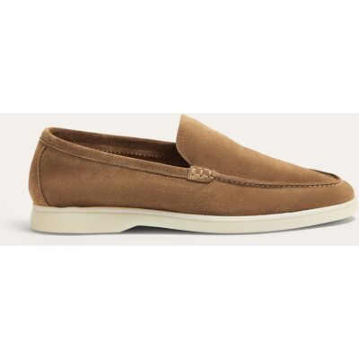 Goodwin Smith - Mocassins Xander en daim beige foncé 44 - Publicité Goodwin Smith - Mocassins Xander en daim beige foncé 44 - Publicité