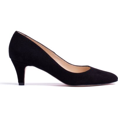 Miswear - Escarpins à Talon : en daim Maria noirs - Talon : 5,5cm 42 - Publicité Miswear - Escarpins à Talon : en daim Maria noirs - Talon : 5,5cm 42 - Publicité