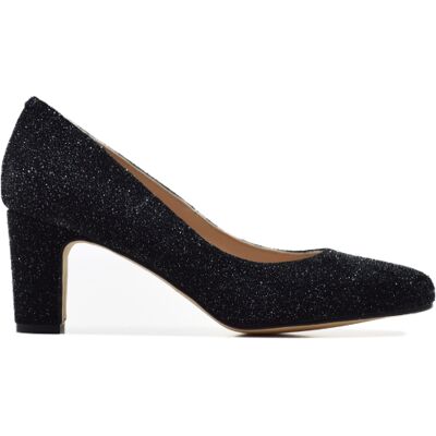 Miswear - Escarpins Carole en cuir daim/glacé noirs - Talon : 6cm 42 - Publicité Miswear - Escarpins Carole en cuir daim/glacé noirs - Talon : 6cm 42 - Publicité