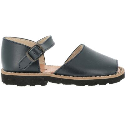 Minorquines - Sandales en cuir Frailera Boucle Azul bleues 26 - Publicité Minorquines - Sandales en cuir Frailera Boucle Azul bleues 26 - Publicité