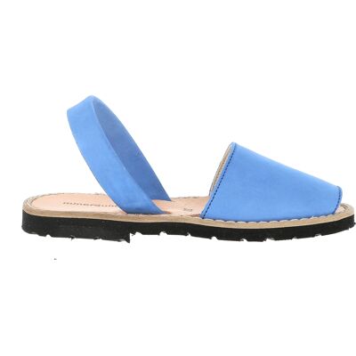 Minorquines - Sandales en Nubuck Avarca bleu Océan 29 - Publicité Minorquines - Sandales en Nubuck Avarca bleu Océan 29 - Publicité