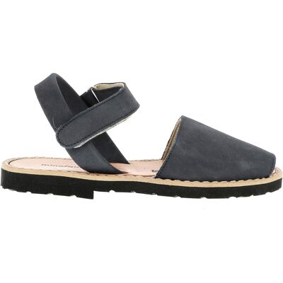 Minorquines - Sandales en Nubuck Velcro Avarca Chine bleues 33 - Publicité Minorquines - Sandales en Nubuck Velcro Avarca Chine bleues 33 - Publicité