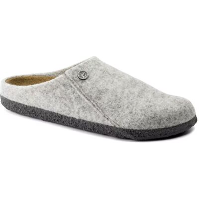 Birkenstock - Chaussons en cuir Zermat gris clair 40 - Publicité Birkenstock - Chaussons en cuir Zermat gris clair 40 - Publicité