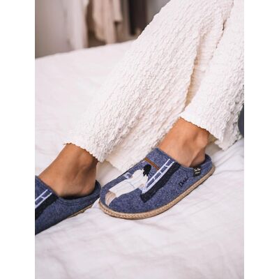 Toni Pons - Chaussons d'intérieur Cadaques denim 41 - Publicité Toni Pons - Chaussons d'intérieur Cadaques denim 41 - Publicité