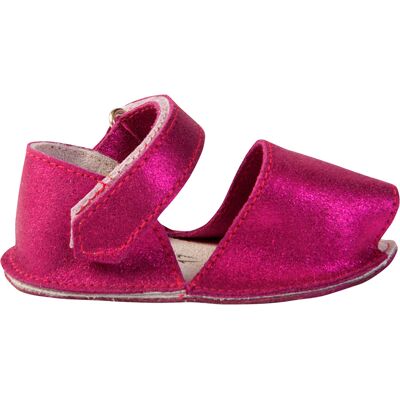 Minorquines - Sandales en Cuir Magic fuchsia T.16 - Publicité Minorquines - Sandales en Cuir Magic fuchsia T.16 - Publicité
