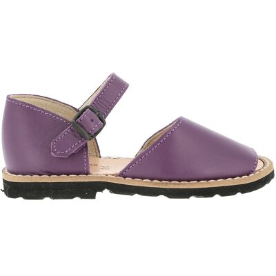 Minorquines - Sandales en Cuir Jeanne violet 26 - Publicité Minorquines - Sandales en Cuir Jeanne violet 26 - Publicité