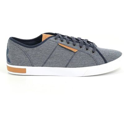 Le Coq Sportif - Baskets en Toile Verdon bleues 40 - Publicité Le Coq Sportif - Baskets en Toile Verdon bleues 40 - Publicité
