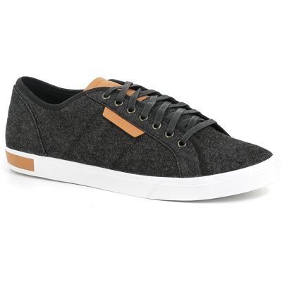 Le Coq Sportif - Baskets en Toile Verdon noires 40 - Publicité Le Coq Sportif - Baskets en Toile Verdon noires 40 - Publicité
