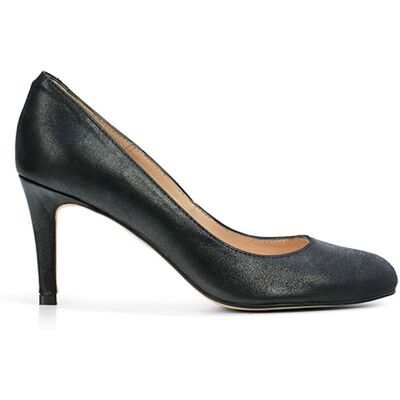 Elodie - Escarpins en Cuir Brigitte noirs - Talon 6 cm 38 - Publicité Elodie - Escarpins en Cuir Brigitte noirs - Talon 6 cm 38 - Publicité
