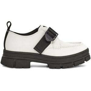 Ugg - Derbies en Cuir Ashton blanc/noir TF.36/TUS.5