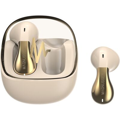 Magnussen - Écouteurs sans fil M22 champagne - 18.5x11.5x10 cm OS - Publicité Magnussen - Écouteurs sans fil M22 champagne - 18.5x11.5x10 cm OS - Publicité