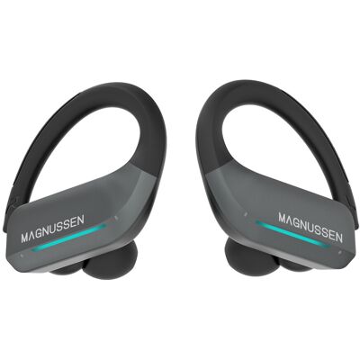 Magnussen - Écouteurs sans fil avec boîtier enceinte M21 noir mat - 18.5x11.5x4 cm OS - Publicité Magnussen - Écouteurs sans fil avec boîtier enceinte M21 noir mat - 18.5x11.5x4 cm OS - Publicité