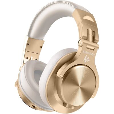 Magnussen - Casque Bluetooth H6 beige doré OS - Publicité Magnussen - Casque Bluetooth H6 beige doré OS - Publicité
