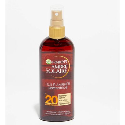Garnier - Huile Ambrée Protectice IP20 - 150 ml OS - Publicité Garnier - Huile Ambrée Protectice IP20 - 150 ml OS - Publicité
