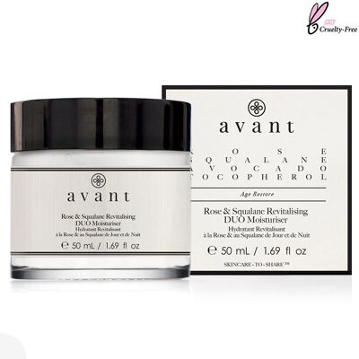 Avant Skincare - Hydratant jour & nuit revitalisant à la rose & au squalane - 50 ml OS - Publicité Avant Skincare - Hydratant jour & nuit revitalisant à la rose & au squalane - 50 ml OS - Publicité